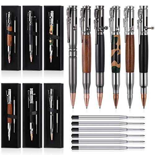 ボールペン ボルトアクション Amazon | Yeaqee 木製ボルトアクションペン 弾丸ペン 銃好き用